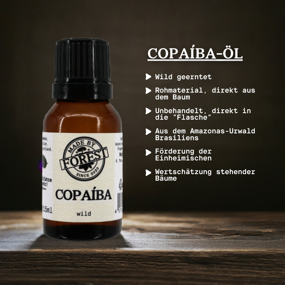 Copaíba Öl wild geerntet - Amazonas, Brasilien - 15ml