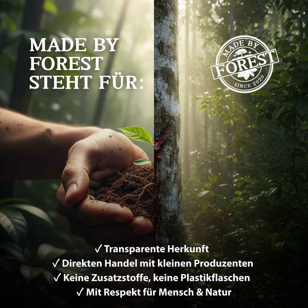 Sangre de Drago (Drachenblutbaum-Saft) – reiner Pflanzenlatex von Croton lechleri, 15 ml – naturbelassener Rohstoff aus dem Amazonas