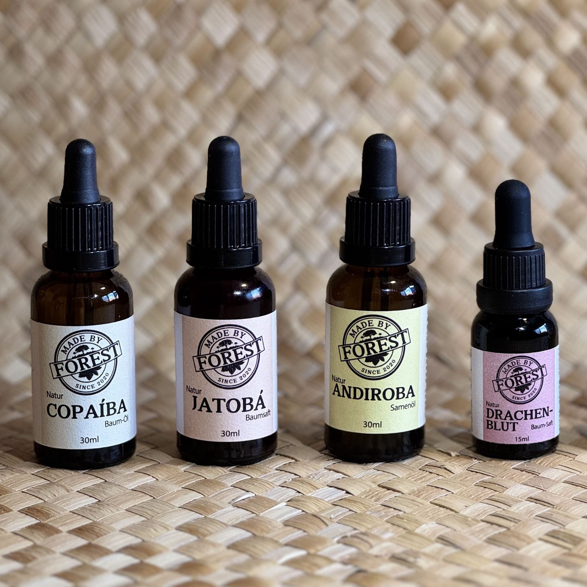 Forest Essentials Kit -  Copaíba, Andiroba, Jatobá & Drachenblut
